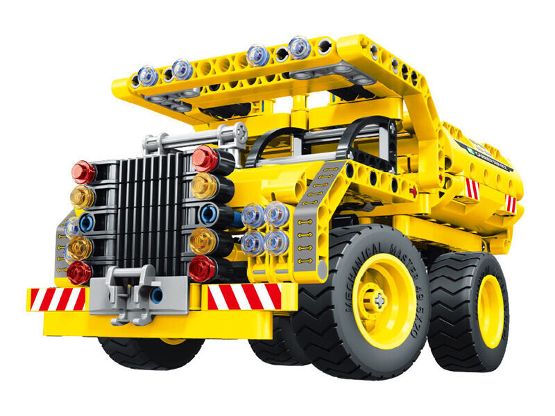 iM.Master Stavebnice auto nákladní sklápěč a letadlo 2v1 37cm